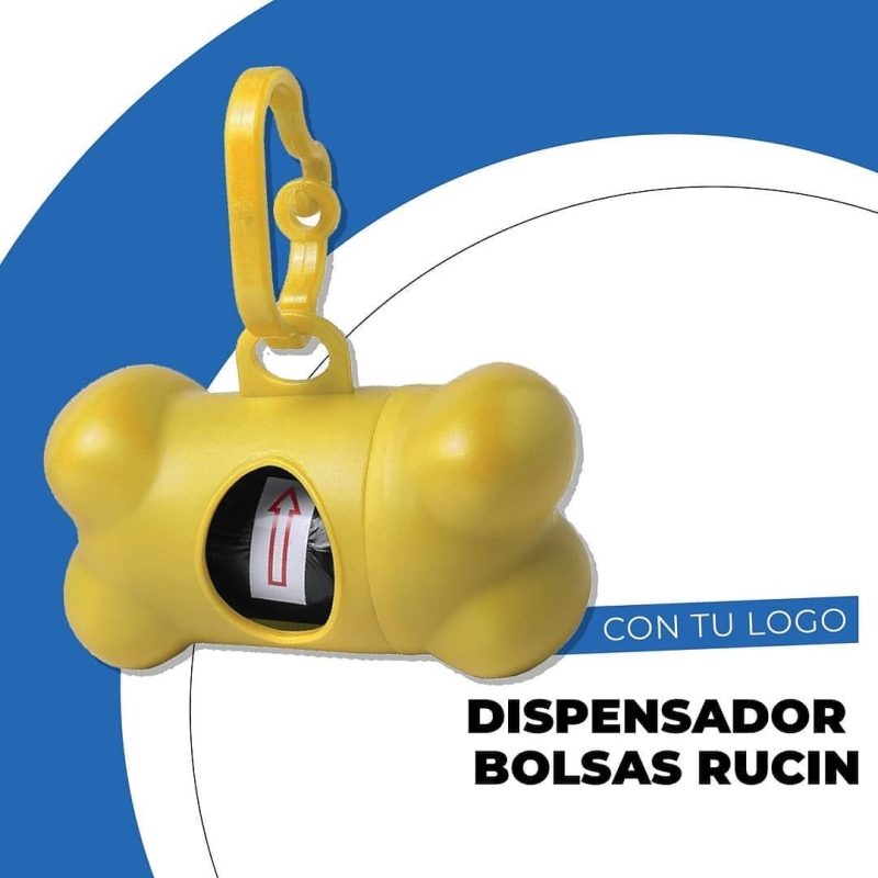 Dispensador Bolsas RucinRef: 5641Dispensador de bolsas para mascotas con resi 
