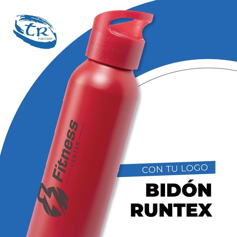 Bidón de aluminio RuntexRef: 6881Bidón de 600ml de capacidad en 