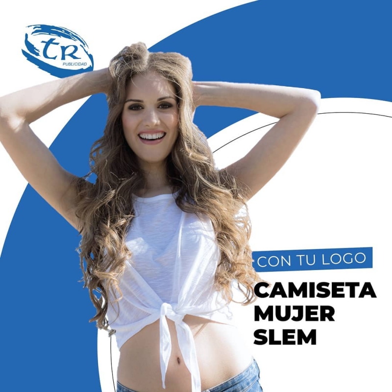 Camiseta Mujer SlemRef: 4720Camiseta para chica en suave poliéster de 